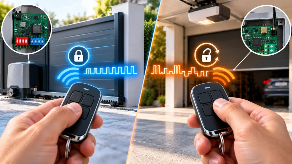 Σταθερός κωδικός ή rolling code σε γκαραζόπορτες;